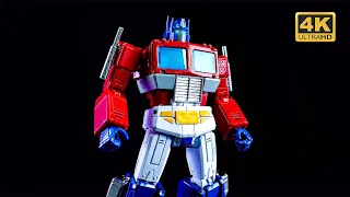 Transformers Masterpiece 44 Convoy Optimus Prime review stop motion.變形金剛大師級MP44擎天柱定格動畫