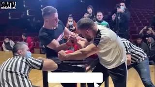 IRAKLI ZIRAKASHVILI VS SASHO ANDREEV ][ ARMWRESTLING 2021