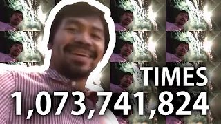 Manny Pacquiao Happy New Year - 1,073,741,824 times