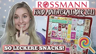 ROSSMANN FOOD ADVENTSKALENDER 2021 besser als der von DM? 😋Soo leckere & gesunde SNACKS! 🍭I Unboxing