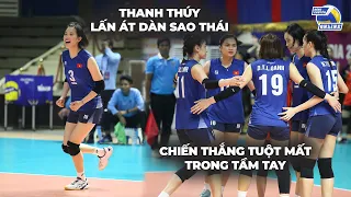 Thanh Thúy cân team xuất thần, Việt Nam vẫn tuột mất chiến thắng trong tầm tay trước người Thái