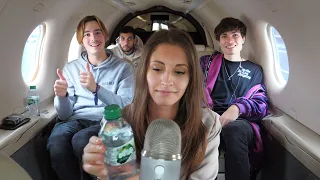 ASMR WITH FRIENDS (IN AIRPLANE)