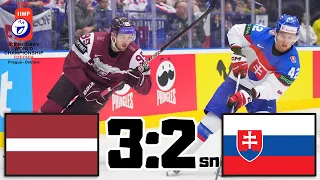 SLOVENSKO VS LOTYŠSKO MISTROVSTVÍ SVĚTA V HOKEJI 2024