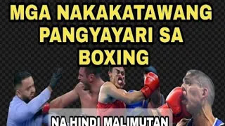 MGA NAKAKATAWANG PANGYAYARI SA BOXING AT HINDI MALILIMUTAN NATIN!!