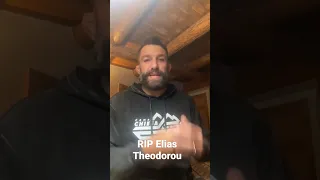 RIP Elias Theodorou. Condolences to your family and friends. Heartfelt story from Chiesa. #ufc