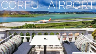 CORFU PLANESPOTTING - Enjoy this SPECTACULAR AIRPORT and AMAZING SCENERY