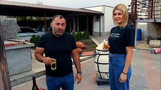 Second time cooking with Wife - Vegetables with meat in the oven | GEORGY KAVKAZ