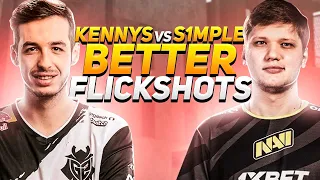 S1MPLE VS KENNYS BEST FLICKSHOTS! (WHO DID IT BETTER?)