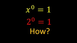 नंबर की घात 0 = 1 क्यों होता है ? Why number to the power 0 is 1 ?