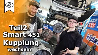 Smart 451 Teil 2 Getriebe ausbauen Kupplung wechseln | Change coupling | VitjaWolf | Let´s Work | HD