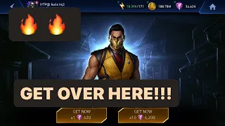 Mortal Kombat 1 LEGENDARY Scorpion chest Opening!! Injustice 2 Mobile