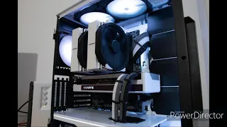 Ryzen 9 5900X, RTX 3080, Noctua NH-d15, black and white build inspiration!