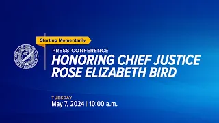 Honoring Chief Justice Rose Elizabeth Bird