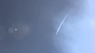 Falcon 9 failure seen from the Press Site