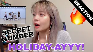 SECRET NUMBER "Holiday" Dance Practice (Fixed ver.) REACTION BY OG KPOP STAN!