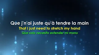 On Dirait - Amir (French song with English and Spanish subtitles)