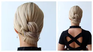 EASY WEDDING GUEST LOW BUN| Hair tutorial by Another Braid #shorts | @uniwigsofficial