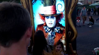 Johnny Depp Mad Hatter Disneyland