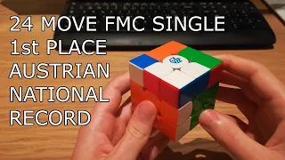 Reconstruction of my 24 move official FMC winning single (Austrian National Record)