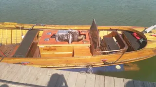 Fanny the Wooden 1958 Speedboat With Cummins engine. From 0 to 40 knots in 10 seconds!