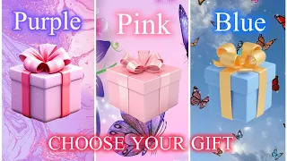 Choose your gift 🎁🤮|| 3 gift box challenge || Purple, Pink & Blue #giftboxchallenge #chooseyourgift