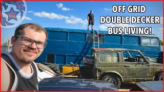 Moving into a Double Decker Bus to live off the grid