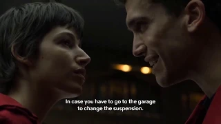 La Casa de Papel Part 4 | Denver & Tokio - Maserati scene | English Sub