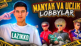 Vaxshiyona WOW & Manyak va UC Lobbylar🔥 Laz1kko❤️UZB Pubg Mobile strim LIVE🟢