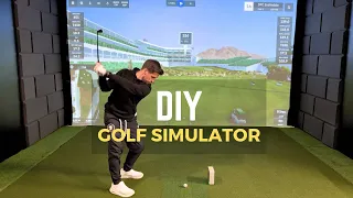 How I Built a Luxury Home Golf Simulator Studio (Step-by-Step)