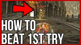 How to BEAT MALFORMED DRAGON KNIGHT ON BRIDGE 1ST TRY! (Crumbling Farum Azula Location)