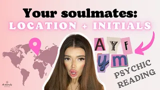 Your Soulmate's EXACT Location, Initials, & Name - PICK A CARD Tarot Reading 🌎💖