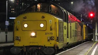 37219+37175 THRASH out of Manchester Oxford Road