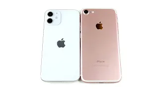 iPhone 12 Mini Size vs iPhone 7