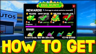 HOW TO GET ALL 48 EGGS LOCATIONS in VEHICLE LEGENDS! (Vehicle Legends All Egg Hunt Locations) ROBLOX