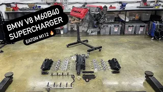 СОБИРАЕМ V8 НА КОМПРЕССОРЕ. M60B40 V8 SUPERCHARGER. КОМПЛЕКТ ДЛЯ УСТАНОВКИ КОМПРЕССОРА EATON M112.