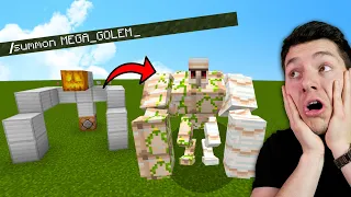 Jak Przywołać "NOWEGO" Moba ENHANCED GOLEM W Minecraft?!