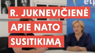 R. Juknevičienė apie NATO viršūnių susitikimą!