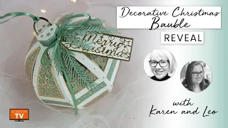 Karen and Leo Introduce the Decorative Christmas Bauble Die Set | Tonic Studios