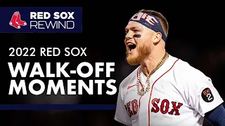 Best Red Sox Walk-Offs in 2022 | Red Sox Rewind