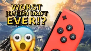 WORST JOYCON DRIFT EVER!?