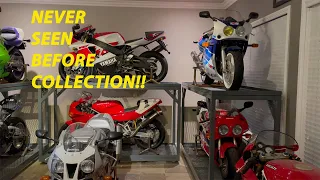 Never seen before Super Bike Collection! Iconic Homologated Motorcycle Wonderland! We get a tour!