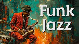 Relax to funky smooth jazz saxophone 🎷 melodies with groovy beats creating a chill