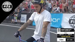 Logan martin  - 1st FINAL UCI BMX FREESTYLE PARK - FISE Montpellier 2017