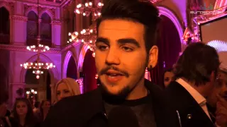 Interview Il Volo at the Eurovision 2015 opening reception - Italy