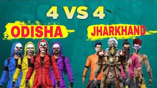 Team1 Odisha vs Team2 Jharkhand custom match Odia free fire