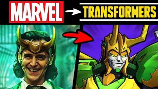 What if MARVEL Characters were TRANSFORMERS?! (Stories & Speedpaint)