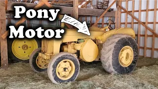 Pony Motor First Start - John Deere 830 Industrial