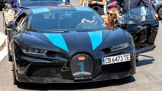 HOT GIRL drives a BUGATTI CHIRON SUPER SPORT in Monaco | 2023 HQ