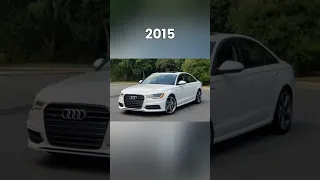 Evolution of Audi A6 (1997~2022) #shorts