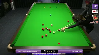 Nutcharut Wongharuthai vs Tan Bee Yen - World Women's Snooker Championship Group Stages (June 2019)